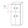 Picture of Double Door Pantry Cabinet