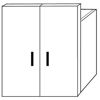 Picture of Wall 24 door up  modification cabinet
